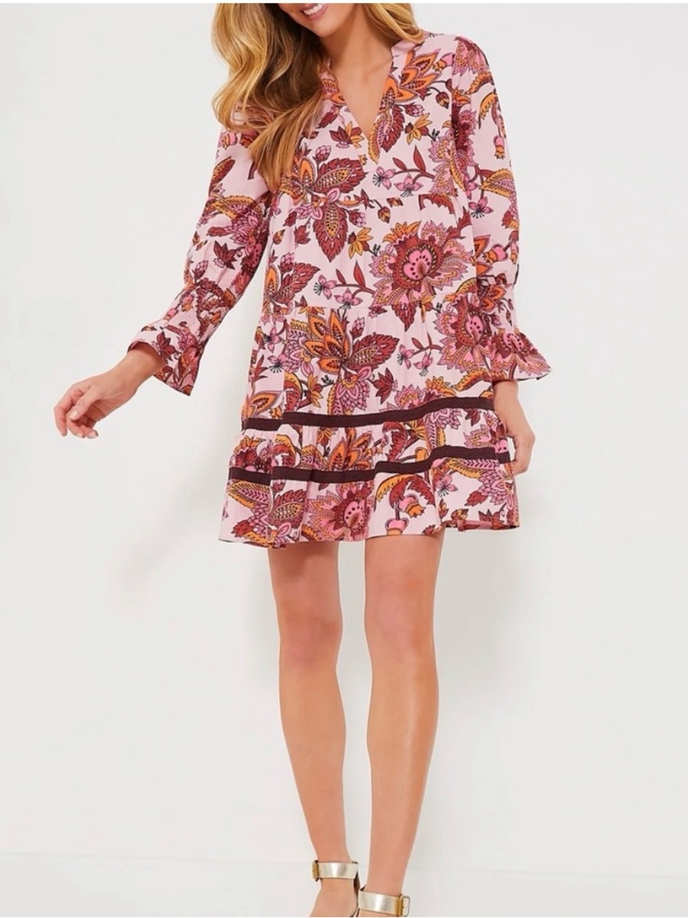 Tuckernuck Pink Paisley Sunset Chintz Kenzo Dress
Tnuck Beach Sz XL NWT